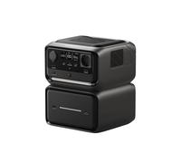 Estación de energía portátil EF ECOFLOW RIVER 3 Max Plus Inalámbrica con banco de energía 5000 mAh, batería LFP 858 Wh, salida de hasta 1200 W, generador solar para exteriores, acampadas y caravanas