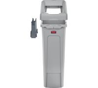 Estación de reciclaje de materiales SLIM JIM® Rubbermaid, juego de iniciación, capacidad 87 l