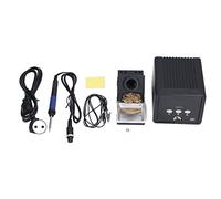 Estación de soldadura de 90 W y estación de retrabajo de aire caliente con pantalla digital LED - Soldador HK901D - Rango de temperatura de 150 a 480 Celsius - Control PID -
