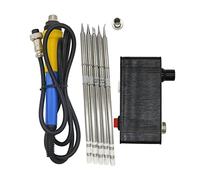 Estación de soldadura, T12-942 Estación de hierro soldado Herramientas eléctricas Soldadura Controlador temperatura con mango 907(SET5,Black handle)