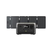 Estación eléctrica portátil EF EcoFlow River 2 256Wh y panel solar de 45 W