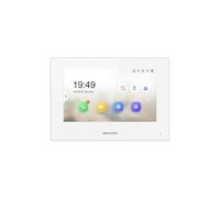 Estación Interior - Hikvision - DS-KH6320-WTE1-W - Pantalla Táctil de 7" - Resolución 1024x600 - Basado en IP