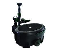 Estanque y Bomba de Agua, Filtro, clarificador UV, iluminación LED y Fuente, solución Todo en uno para un Estanque Limpio, Transparente y Bonito, para estanques de hasta 6000 litros.