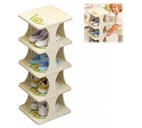 Estante ajustable para zapatos infantiles con 5 niveles y diseño plegable