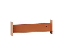Estante de Acero PLI de 60 Cm, Color Rojo Mandarina