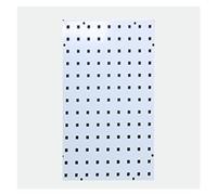 Estante de almacenamiento de pared con tablero perforado, organizador de exhibición montable para manualidades, herramientas, bancos de trabajo, tiendas, cobertizos, diseño personalizable para una