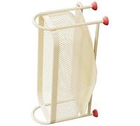 Estante de almacenamiento lateral moderno de hierro para fregadero, revestimiento impermeable para organizar utensilios de cocina, diseño simple y denso antioxidación, estante de metal