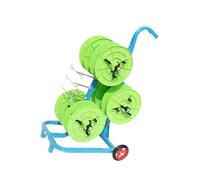 Estante De Carrete De Alambre,Carro Dispensador De Cables Con Ruedas,Dispensador De Estante De Alambre Industrial,para Almacenamiento Minorista Eléctrico Industrial(Color3,38x63x96cm)