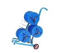 Estante De Carrete De Alambre,Carro Dispensador De Cables Con Ruedas,Dispensador De Estante De Alambre Industrial,para Almacenamiento Minorista Eléctrico Industrial(Color1,38x63x96cm)
