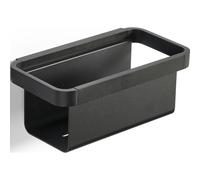 Estante de ducha RIM 22 cm, hondo, negro, aluminio, Zone Denmark