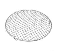 Estante de enfriamiento redondo de 13 a 35 cm, 201 de acero inoxidable para hornear, cocinar al vapor, bandeja de cocina circular para barbacoa, accesorios para freidora de aire (24 cm)