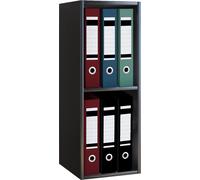 Estante de madera de pie | gabinete de archivos de ahorro de espacio | Dimensiones aprox. H. 72 x W. 34 x D. 30 cm | Estante elegante de pie | Estante de oficina – Offas 2f