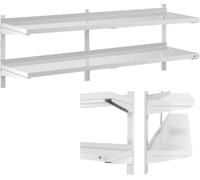 Estante de pared ajustable en altura, para uso en hostelería, marca STAHL, 180 x 40 cm