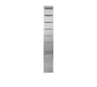 Ferm Living Estante de pared de pino Lager Aluminium