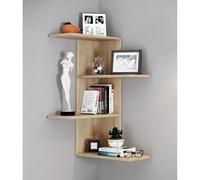 Estante de pared de madera Estante colgante Estante esquinero Estante de pared Estante Balos Estante de pared de madera Estante colgante Estante esquinero Estante de pared Estante Balos Roble de Sonom