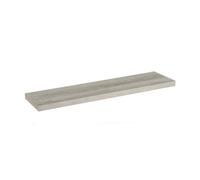 Estante de pared flotante de madera MDF gris de 100 cm Lola Home Set de 2 unidades