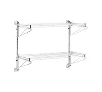 Estante de pared metálico - 2 niveles - 90 cm - Royal Catering