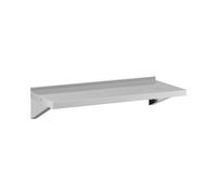 Royal Catering RCWR-100.1 - Estante de pared (acero inoxidable, 100 x 40 cm, hasta 80 kg)