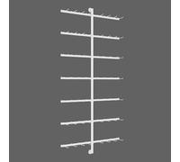 Estante de pared multifuncional para calcetines y abrigos, color blanco, 80 x 175 cm / 31x69in para calcetines, sombreros, forros y accesorios, solución de almacenamiento que ahorra espacio