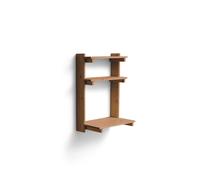 Estante de Pared para Oficina Beam 3 de Pino Marrón Oscuro