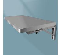 Estante de pared plegable de acero inoxidable, versátil estante de servir de 80 x 40,6 cm para camiones de alimentos, parrillas de barbacoa y estaciones de trabajo de restaurantes, diseño resistente