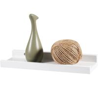 Estante de pared resistente, fabricado en madera de roble maciza