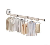 Estante de secado plegable de aluminio montado en la pared Instalación de ventosa para baño, balcón, lavandería, espacio compacto, diseño de 2-3 pliegues con 15 a prueba de viento (amarillo)
