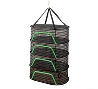 Estante de secado plegable de malla resistente para colgar hierbas para flores y alimentos, diseño de circulación de aire con gancho, 50 x 70 cm (D)