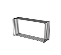 Estante Extendido de Alambre Panton 05-Negro 70 cm x 18,8 cm