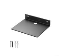 Estante flotante de metal montado en la pared, estante de almacenamiento para enrutador, soporte de pared de acero al carbono para caja de TV, cámara web, soporte de exhibición de plantas pequeñas