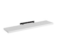 Estante flotante decorativo de madera MDF color blanco de 120x23,5 cm | Balda muy resistente, perfecta para organizar salón, cocina, oficina o dormitorio.