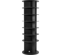 Estante giratorio para zapatos de 7 niveles, con capacidad de giro de 360°, organizador redondo giratorio para exhibir zapatos, independiente, ideal para organizar en dormitorios, salones, recibidores