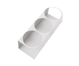 Estante Magnético Para De Herramientas, Soporte Magnético Para Latas De Pulverización, Soporte Para Organizador De Tazas De Máquina De Café De Cocina De 3 Ranuras - Estante Portabebidas
