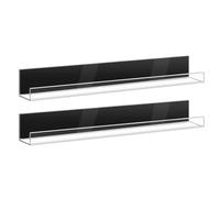 Estante magnético para hierbas, soporte magnético para libros Reutilizable | Estante magnético organizador de cocina para pizarra blanca, aula, refrigerador, organización 2 piezas-transparente