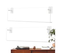 Estante Montado En La Pared: Adhesivo Transparente, Bandeja De Almacenamiento Multifuncional Sin Taladros, Estante Acrílico Montado En La Pared | Para Dormitorio, Cine En Casa, Amantes De La Música, C