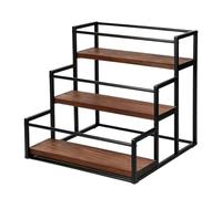 Estante Organizador Multiuso Para Sirope Café Almacenamiento en 3 Niveles