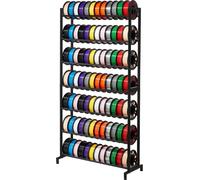 Estante para almacenamiento de filamento de impresora 3D - 5 niveles, acero al carbono, color , ideal para talleres y oficinas