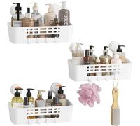 Estante para baño Saugnapf con 4 ganchos