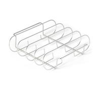 Estante Para Costillas De Acero Inoxidable Soporte Para Parrilla Vertical | Accesorio Para Carne De Costillas para Hogar, Picnic, Barbacoa, Exterior, Camping, Pat