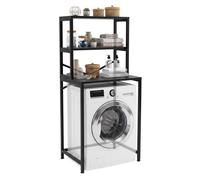 Estante para lavadora torbay metal negro 50x68x155 cm