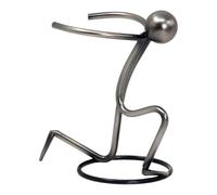 Estante Para Vinos De Escritorio De Metal: Soporte Para Botellas Creativo, Soporte Para Decoración De Sala De Estar, Oficina, Almacenamiento Para Restaurantes | Estante De Exhibición De Artesa