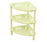 Estante pequeño de escalera de baño, estantes de pie en el suelo, 3 capas de soporte de baño, organizador de almacenamiento ideal para el cuarto de ducha (Triangular)