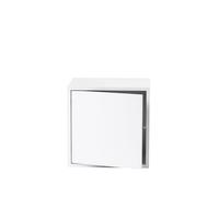Estantería Apilable Mediana con Puerta Blanco
