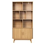 Calicosy - Biblioteca de 2 puertas correderas (altura de 157,5 cm), diseño de Ernest, ahorro de espacio, para dormitorio, 40 x 80 x 157,5 cm