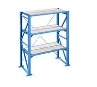 Estantería con bandejas extraíbles para cargas pesadas LISTA, anchura de bandeja extraíble 1290 mm, profundidad 860 mm, estantería básica