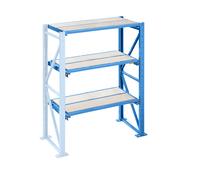 Estantería con bandejas extraíbles para cargas pesadas LISTA, anchura de bandeja extraíble 1290 mm, profundidad 860 mm, estantería de ampliación