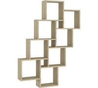 Estantería cúbica vidaXL, color Sonoma, 90x15x119 cm, fabricada en material de madera