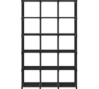 Estantería cúbica vidaXL con 15 compartimentos, color , 103x30x175,5 cm, tela