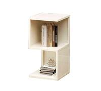 Estantería De 2/3/4/5 Niveles, Estante De Almacenamiento De Adornos De Pie Geométricos De Metal For Sala De Estar, Capacidad De Carga De 150 Kg For Dormitorio/Oficina En Casa(White,2-Tier)