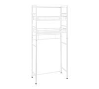 Estantería de 3 niveles para lavadora, armario de almacenamiento para lavadora con cesta extraíble, estantería para inodoro sobre lavadora, estantería para cuarto de baño, cuarto de lavado, 70,5 x 26